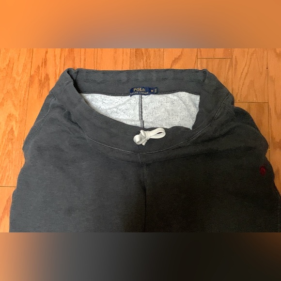 Men’s Medium Polo Ralph Lauren Dark Heather Grey Cotton Drawstring Sweatpants - Picture 9 of 16